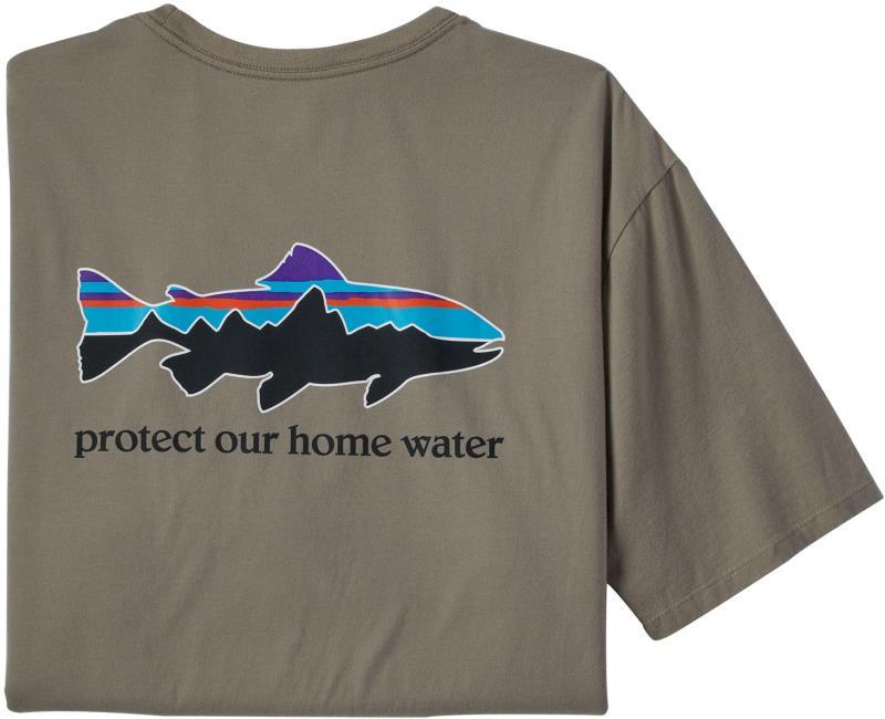Home Water Trout Organic T-Shirt - Mens - Garden Green 1