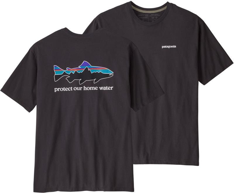 Home Water Trout Organic T-Shirt - Mens - ink black 1