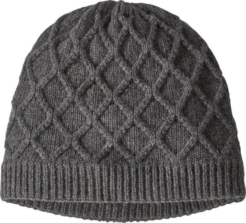 Honeycomb Knit Beanie - Womens - noble grey 1