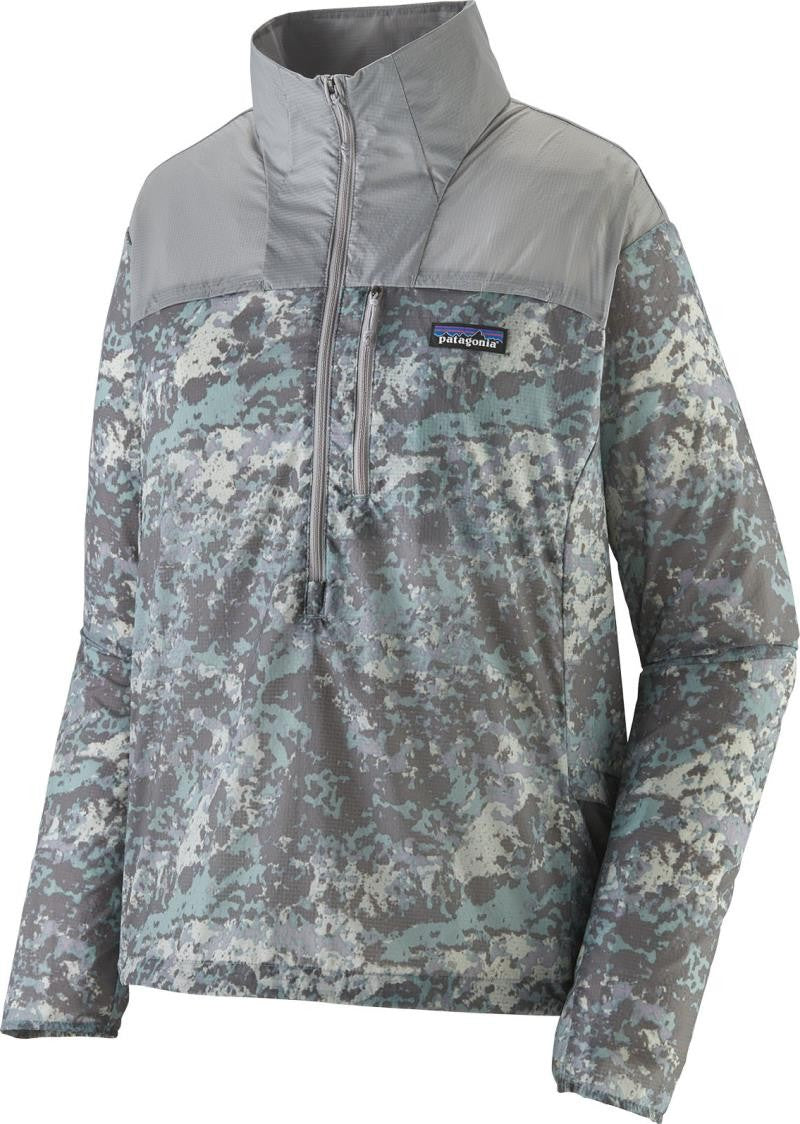Houdini Stash 1/2 Zip Pullover - Womens - rock wash / thermal blue w/salt grey 1