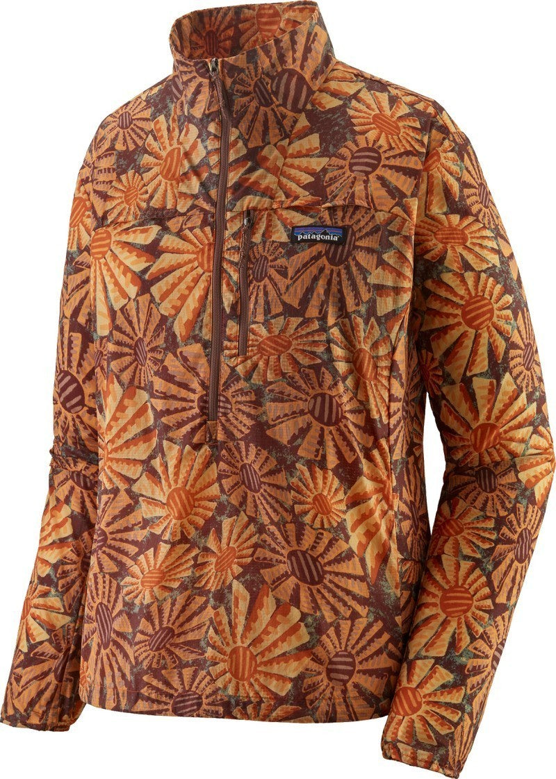 Houdini Stash 1/2 Zip Pullover - Womens - sun wave / vivid apricot 1
