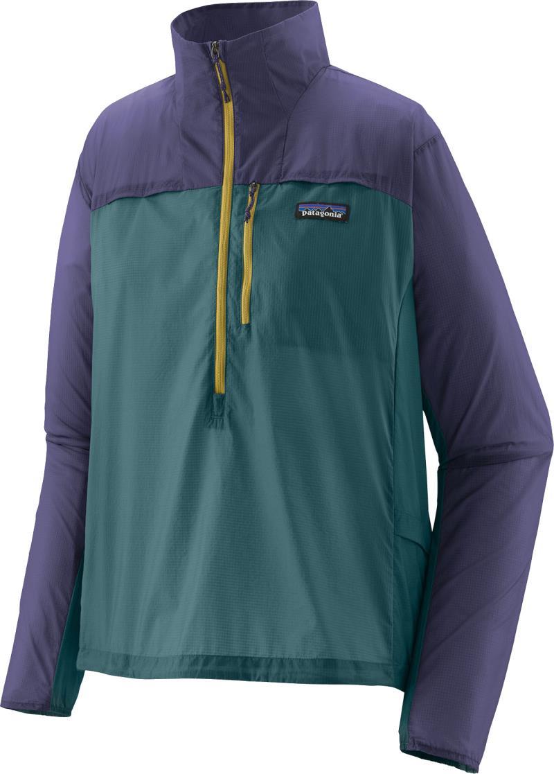 Houdini Stash 1/2 Zip Pullover - Womens - wetland blue w/solstice purple 1