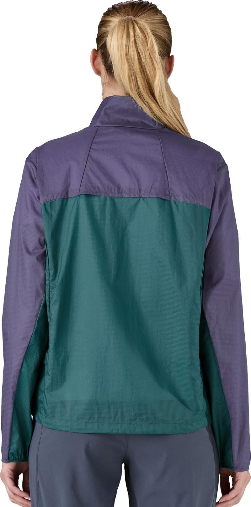 Houdini Stash 1/2 Zip Pullover - Womens - wetland blue w/solstice purple 1