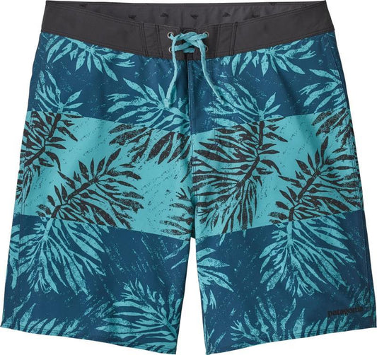 Hydropeak Boardshorts, 18" Inseam - Mens - Sandy Kelp Blocked / Crater Blue 1