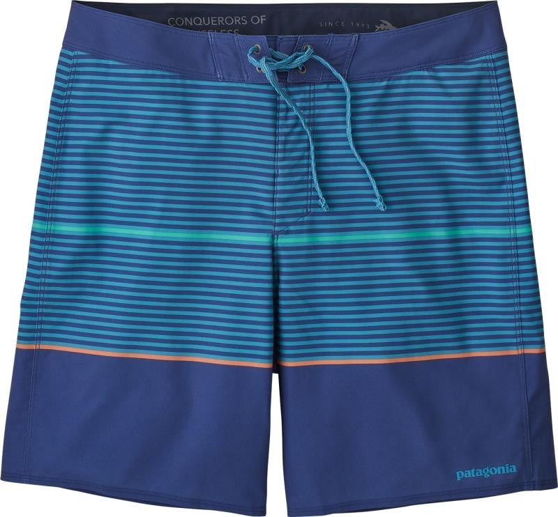 Hydropeak Boardshorts, 18" Inseam - Mens - olivas stripe / anacapa blue 1