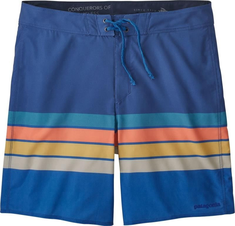 Hydropeak Boardshorts, 18" Inseam - Mens - santa cruz stripe / superior blue 1