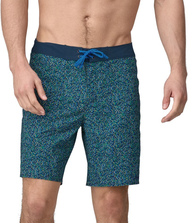 Hydropeak Boardshorts, 18" Inseam - Mens - sea texture / tidepool blue 1