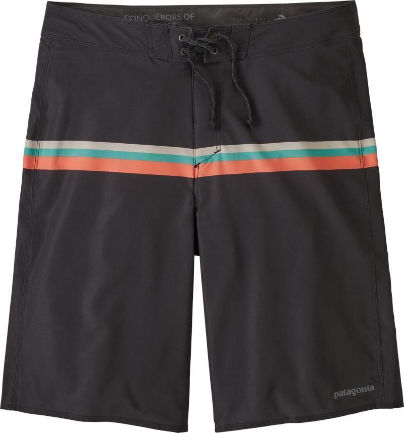 Hydropeak Boardshorts, 21" Inseam - Mens - New Walls Stripe / Ink Black 1