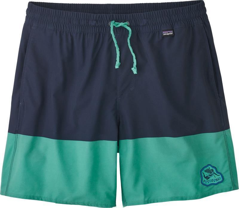 Hydropeak Volley Shorts, 16" Inseam - Mens - Defend our Oceans / Santa Cruz Block Tidepool Blue 1