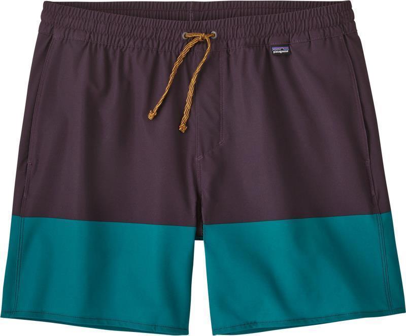 Hydropeak Volley Shorts, 16" Inseam - Mens - santa cruz block / obsidian plum 1