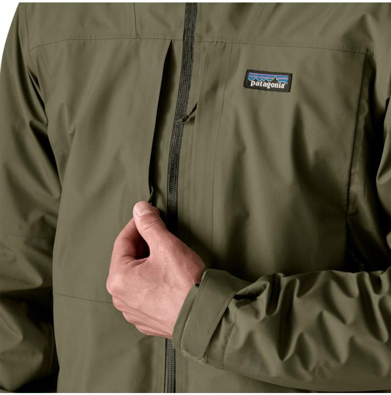 Insulated Boulder Fork Rain Jacket - Mens - basin green 1