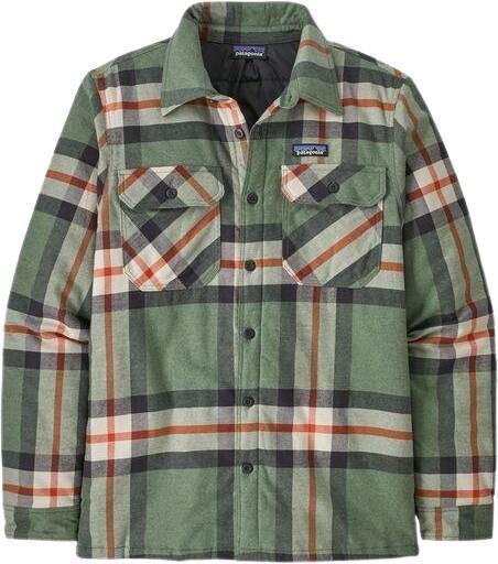 Insulated Organic Cotton Midweight Fjord Flannel Shirt - Mens - Forestry / Hemlock Green 1
