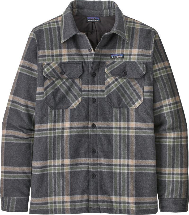 Insulated Organic Cotton Midweight Fjord Flannel Shirt - Mens - Growlers Plaid / Ink Black 1