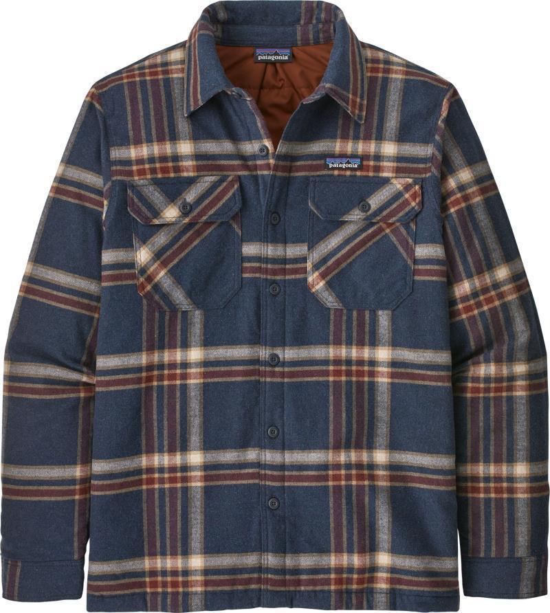 Insulated Organic Cotton Midweight Fjord Flannel Shirt - Mens - Growlers Plaid / Smolder Blue 1
