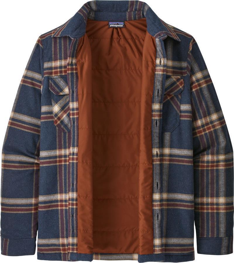 Insulated Organic Cotton Midweight Fjord Flannel Shirt - Mens - Growlers Plaid / Smolder Blue 2