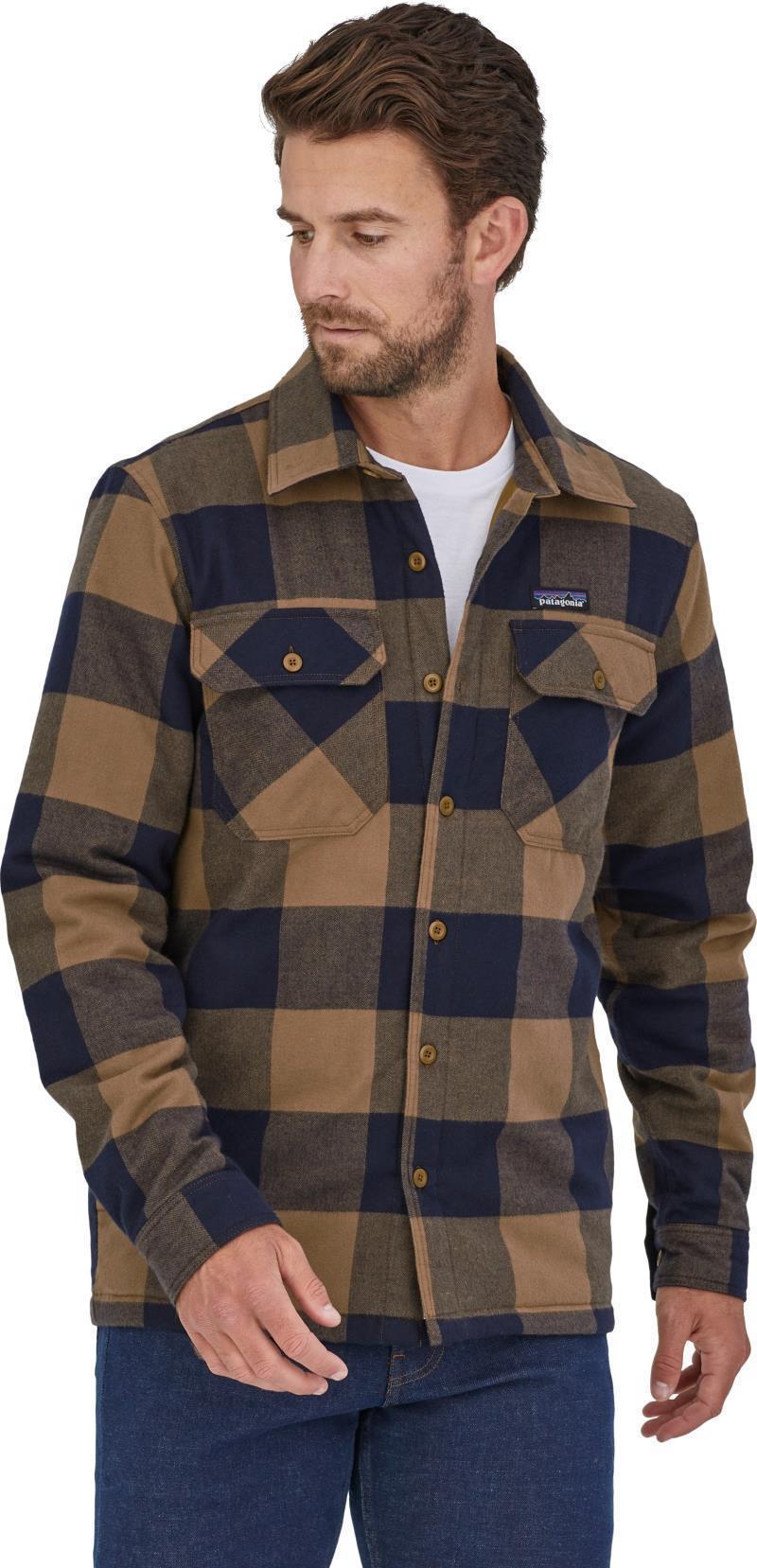 Insulated Organic Cotton Midweight Fjord Flannel Shirt - Mens - Mountain Plaid / Timber Brown 2