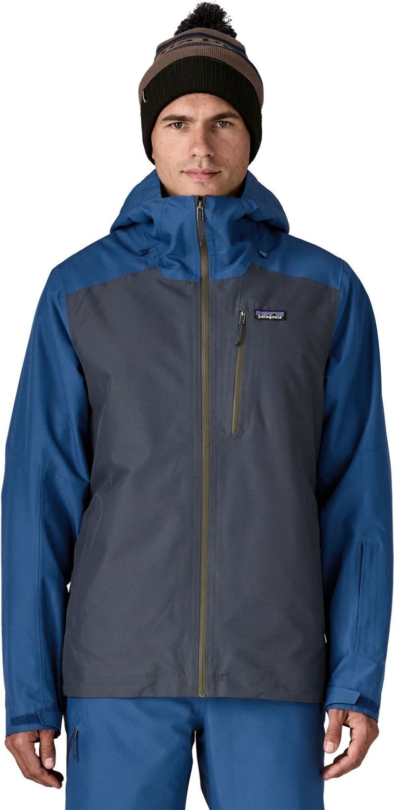 Insulated Powder Town Jacket - Mens - smolder blue w/clement blue 1