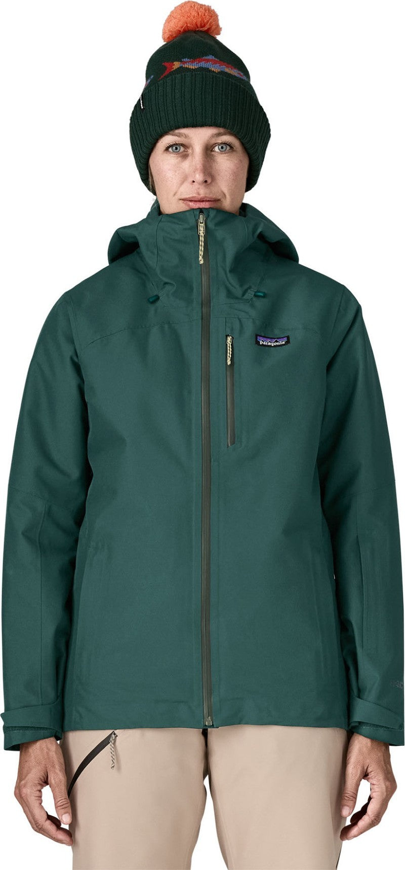 Insulated Powder Town Jacket - Womens - cascade green 1