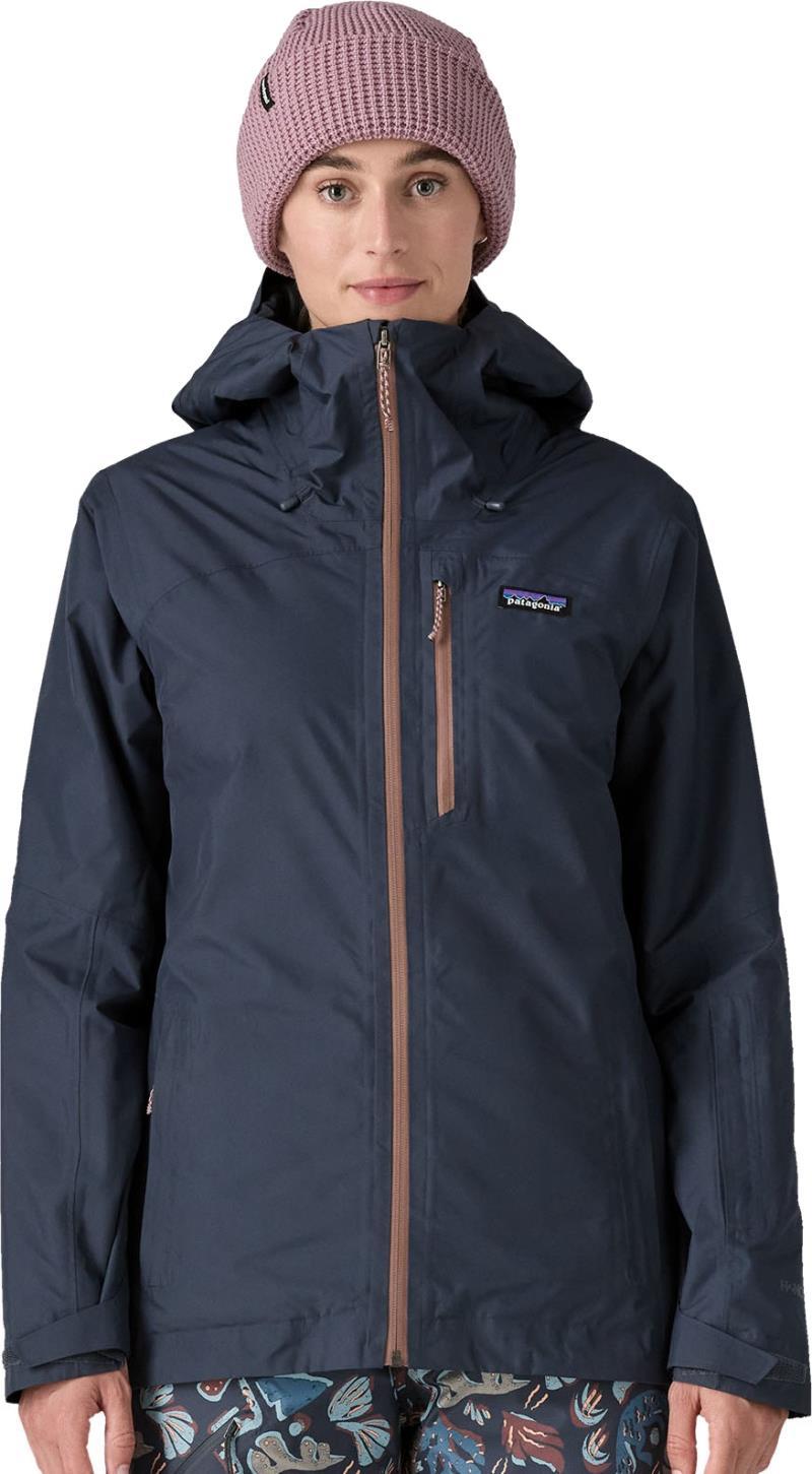 Insulated Powder Town Jacket - Womens - smolder blue w/dulse mauve 1