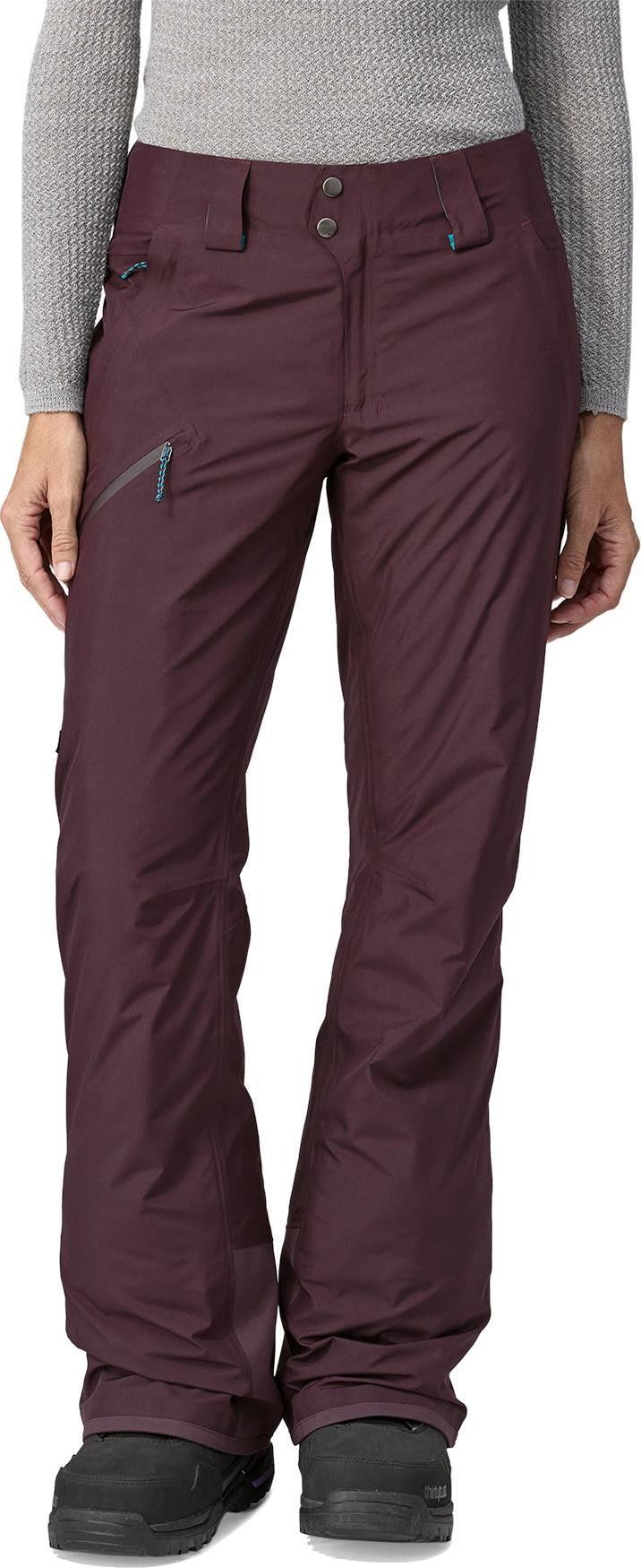 Insulated Powder Town Pants, Reg - Womens - Obsidian Plum 2
