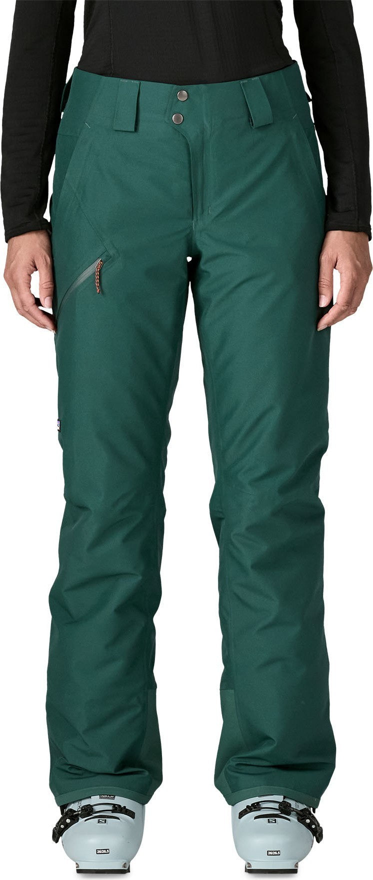Insulated Powder Town Pants, Reg - Womens - cascade green 1