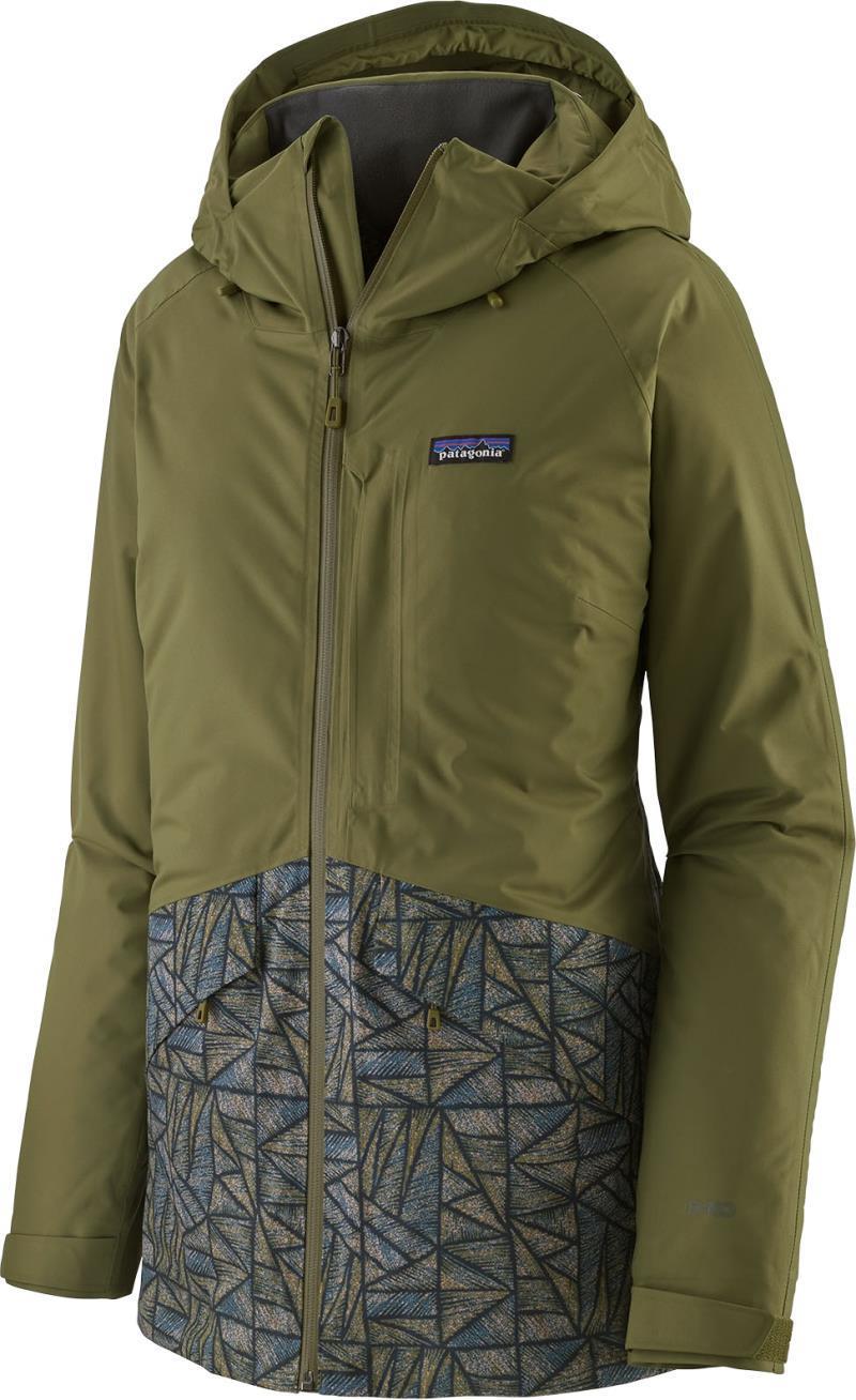 Insulated Snowbelle Jacket - Womens - Icy Geo / Palo Green 1
