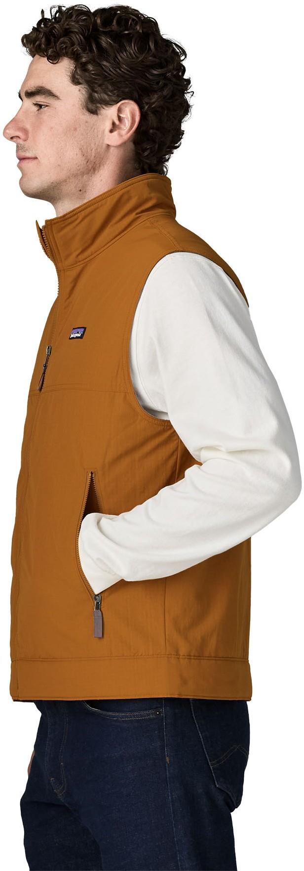 Isthmus Lined Vest - Mens - cinnamon brown 1