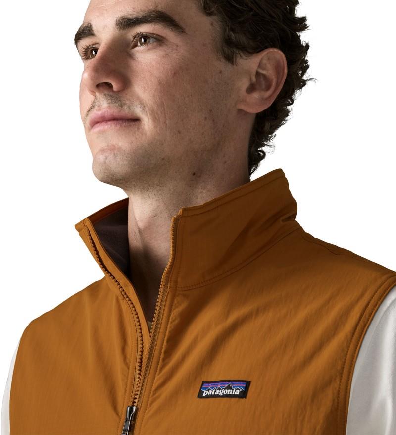 Isthmus Lined Vest - Mens - cinnamon brown 1