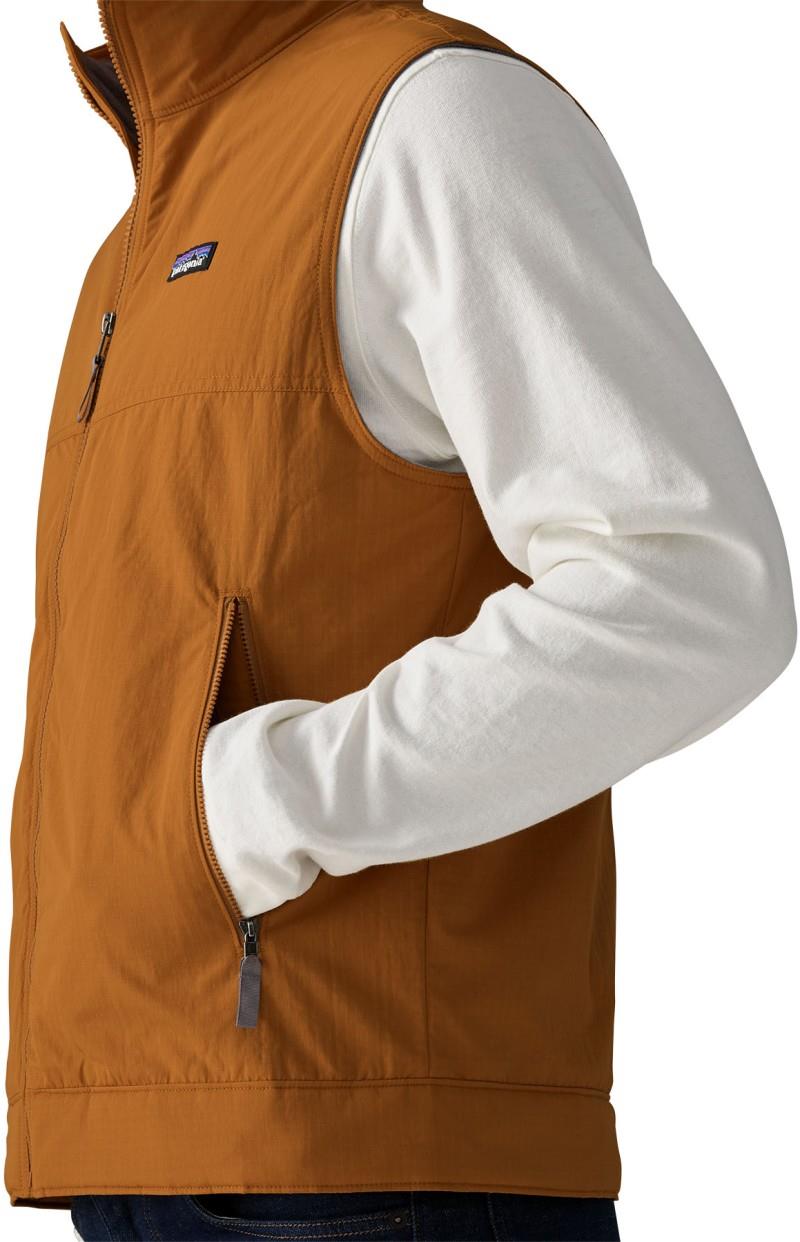 Isthmus Lined Vest - Mens - cinnamon brown 1