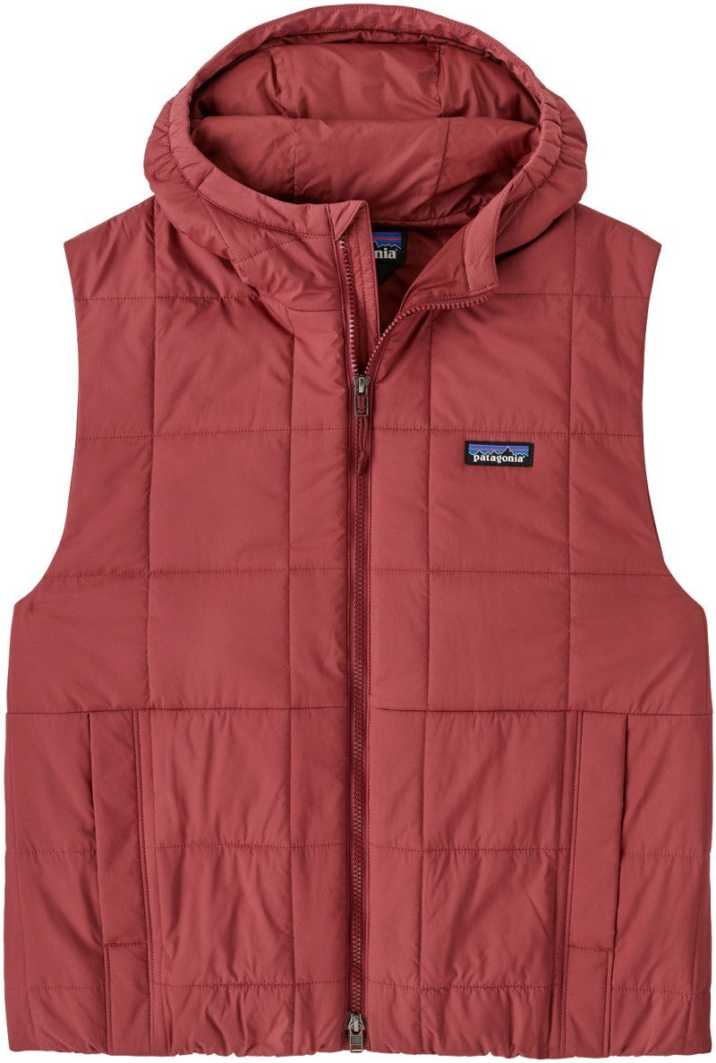 Light Gust Hooded Vest - Womens - sequoia red 1