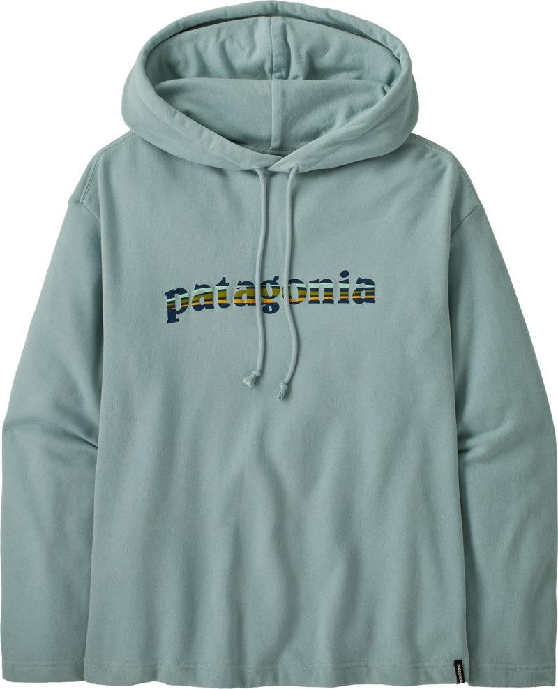 Lightweight `73 Text Logo Wildrise Hoody - Womens - thermal blue 1