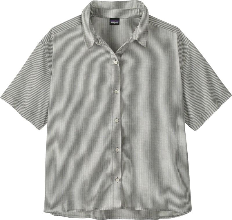 Lightweight A/C Shirt - Womens - solstice stripe / smolder blue 1