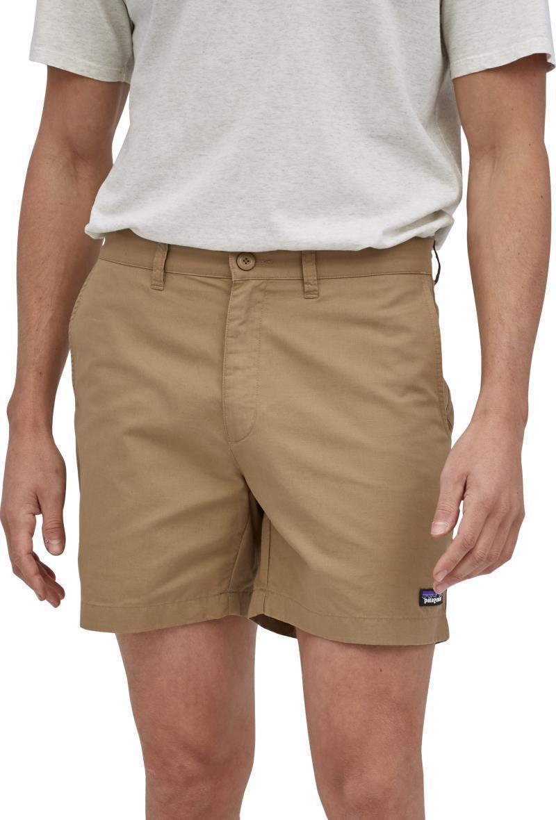 Lightweight All-Wear Hemp Shorts, 6" Inseam - Mens - Mojave Khaki 1