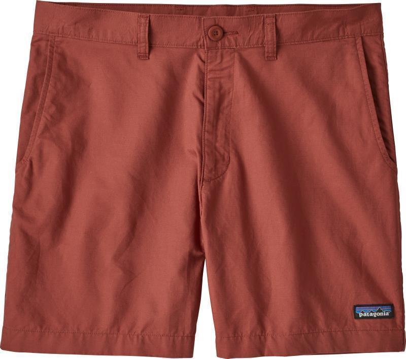 Lightweight All-Wear Hemp Shorts, 6" Inseam - Mens - Spanish Red 1