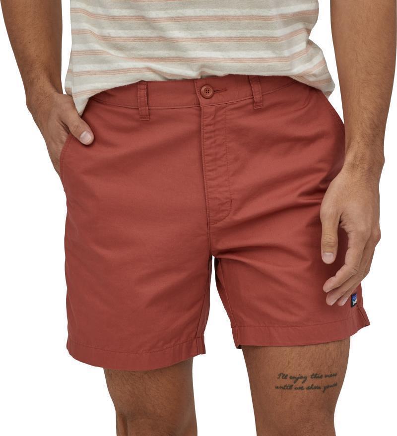 Lightweight All-Wear Hemp Shorts, 6" Inseam - Mens - Spanish Red 2