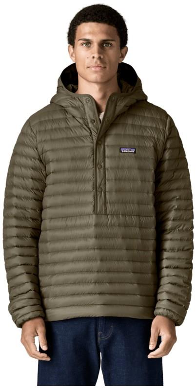 Lightweight Down Sweater Pullover - Mens - basin green 1