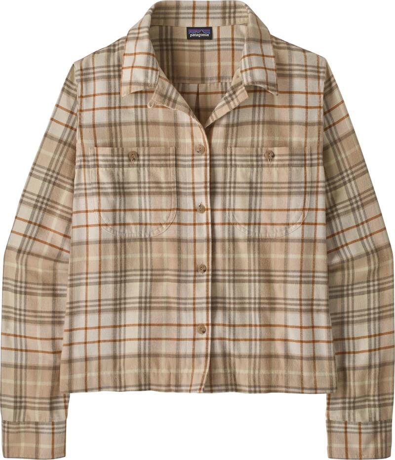 Lightweight Fjord Flannel Camp Shirt - Womens - depth / natural 1