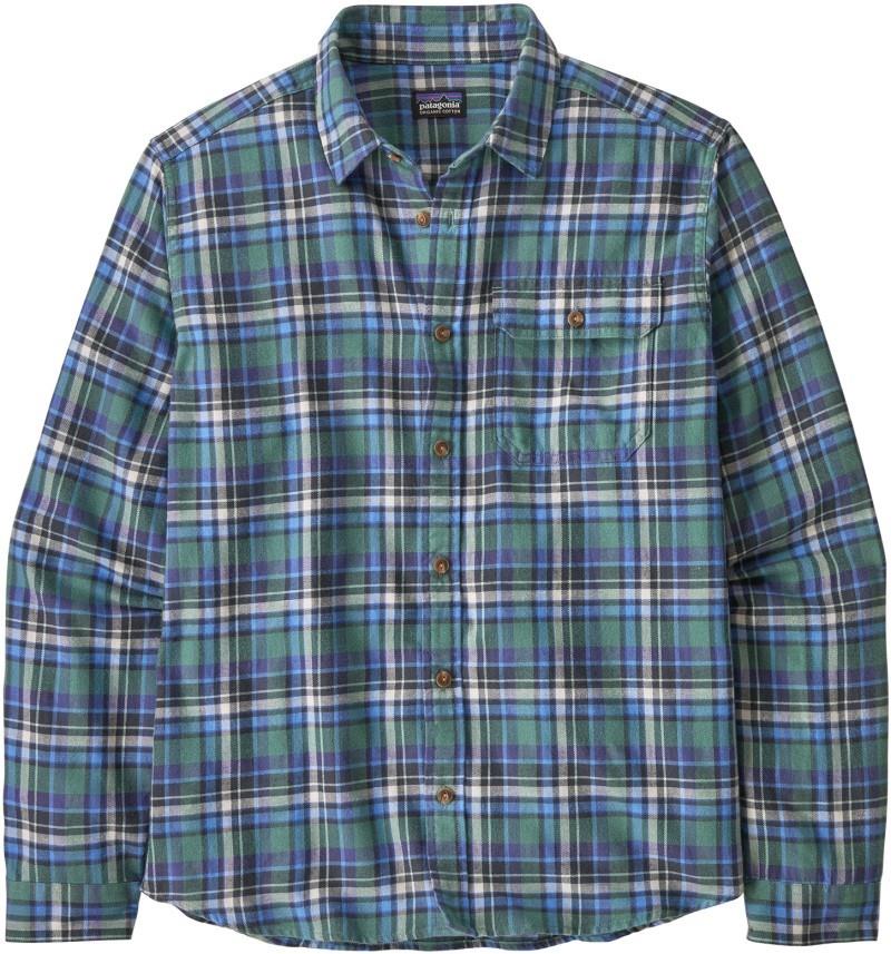 Lightweight Fjord Flannel LS Shirt - Mens - nature walk / smolder blue 1