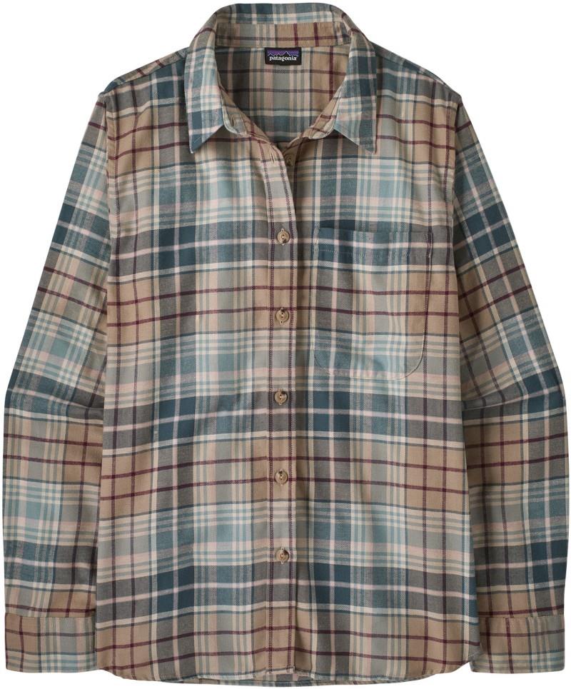Lightweight Fjord Flannel Shirt - Womens - depth / blue sage 1
