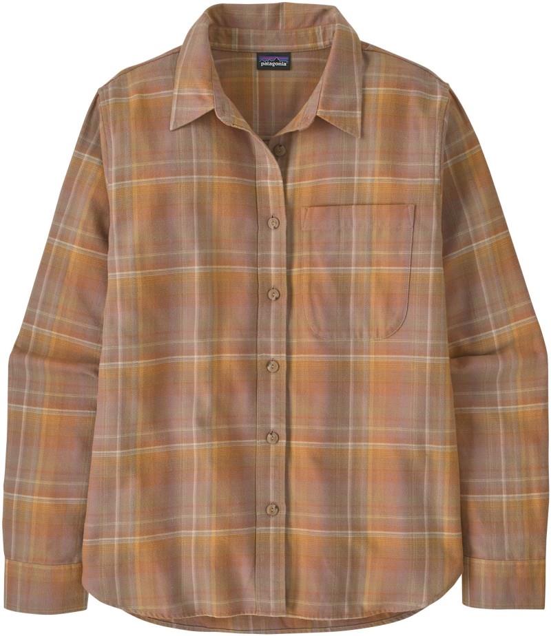 Lightweight Fjord Flannel Shirt - Womens - ice fall / moonrise taupe 1