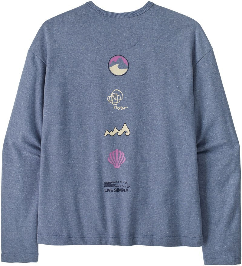Lightweight Long Way `Round Wildrise Crew - Womens - current blue 1