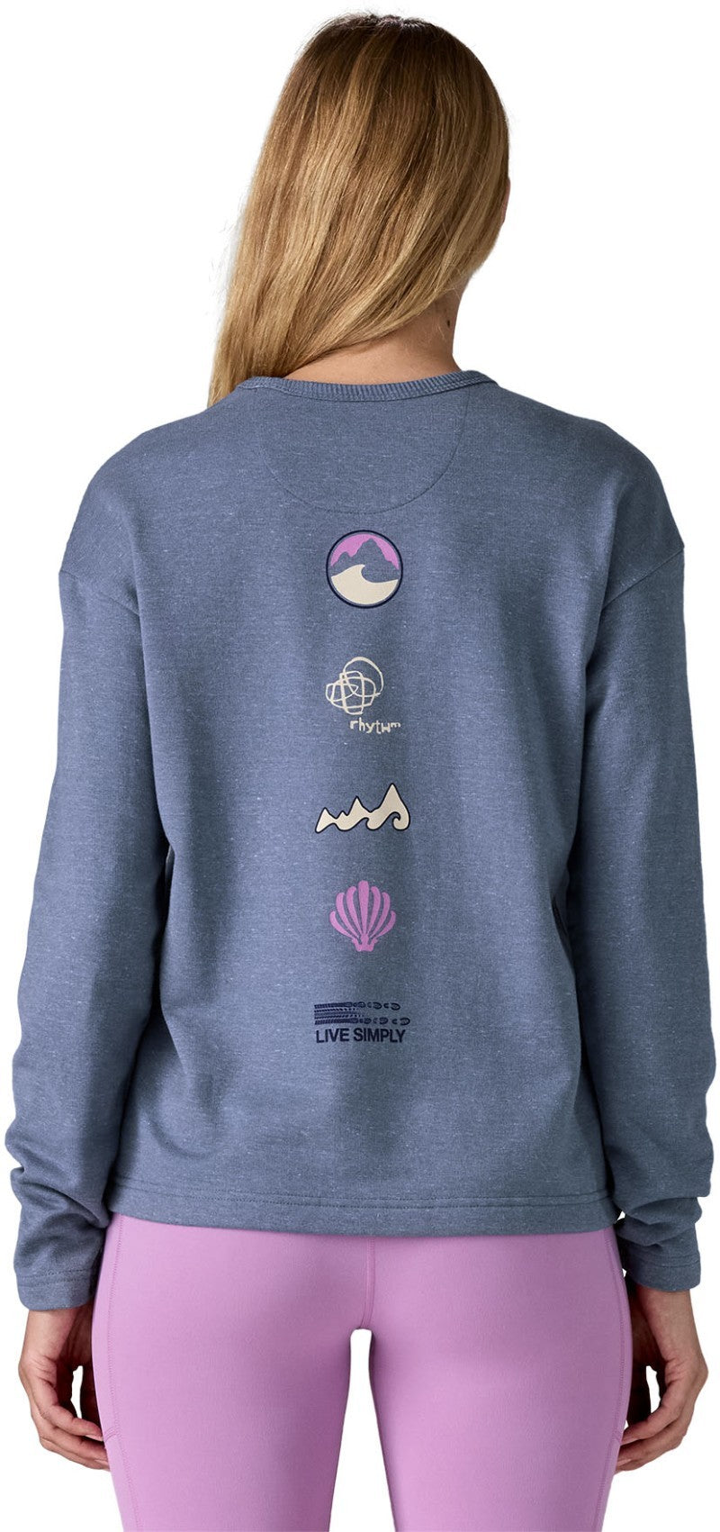 Lightweight Long Way `Round Wildrise Crew - Womens - current blue 1