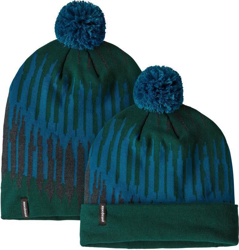 Lightweight Powder Town Beanie - Aurora Knit / Dark Borealis Green 1