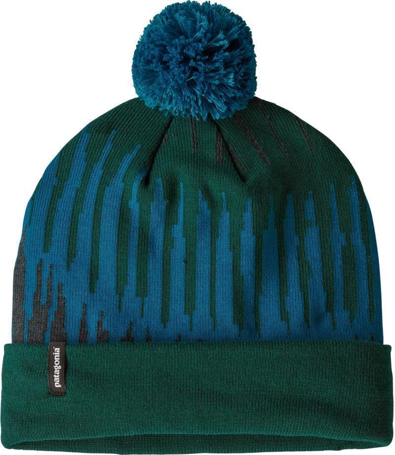 Lightweight Powder Town Beanie - Aurora Knit / Dark Borealis Green 2