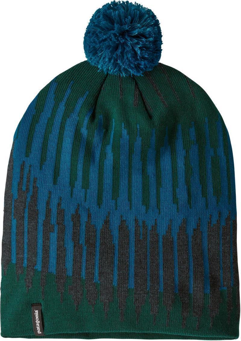 Lightweight Powder Town Beanie - Aurora Knit / Dark Borealis Green 3