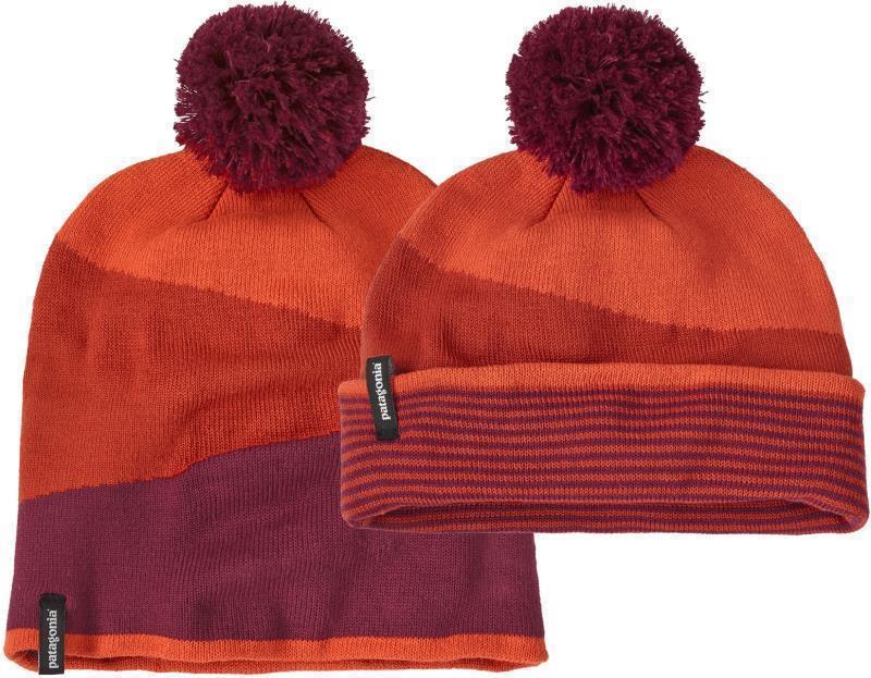 Lightweight Powder Town Beanie - Field Festival Knit / Metric Orange 1