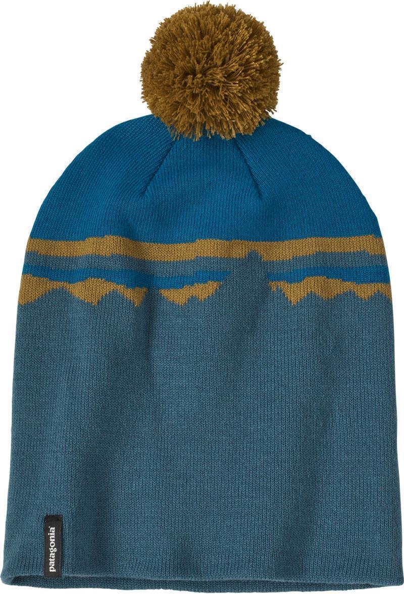 Lightweight Powder Town Beanie - Fitz Roy Sunrise Knit / Abalone Blue 3