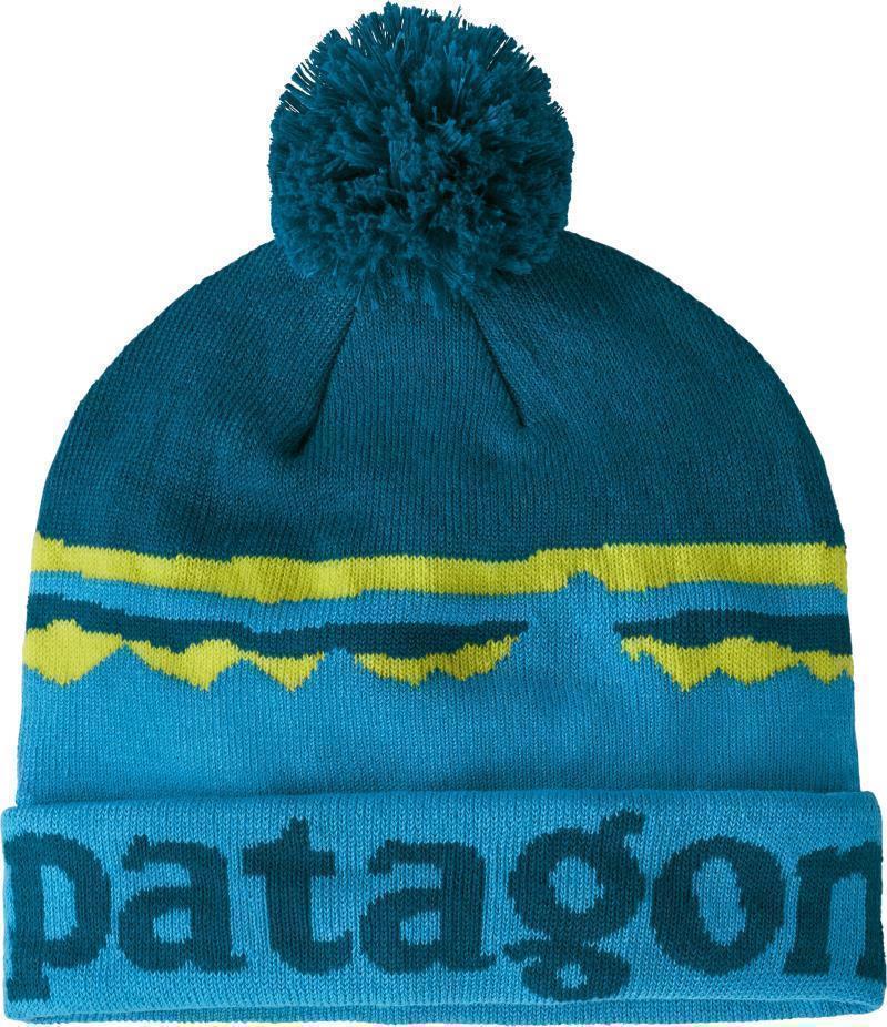 Lightweight Powder Town Beanie - Fitz Roy Sunrise Knit / Joya Blue 2