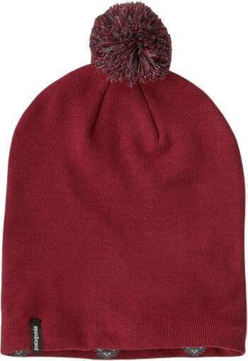 Lightweight Powder Town Beanie - Mushroom Knit / Wax Red 1
