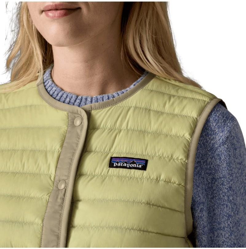 Lightweight Reversible Down Sweater Vest - Womens - weathered stone 1